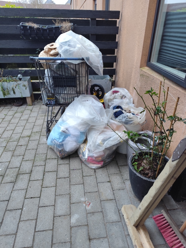 Fjernelse af affald blandet, både dagreno og blandet