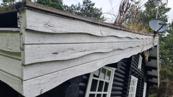 Vindskeder sommerhus maling