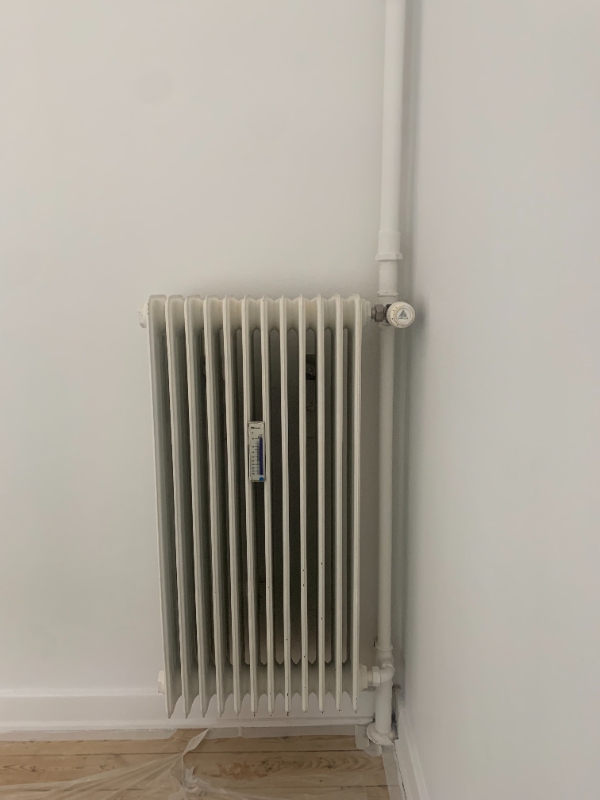 Montering af ny radiator