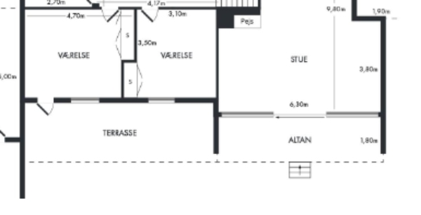 Lavet en træterasse