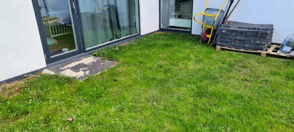 Ny terrasse på 9-10 m2 i teglklinker