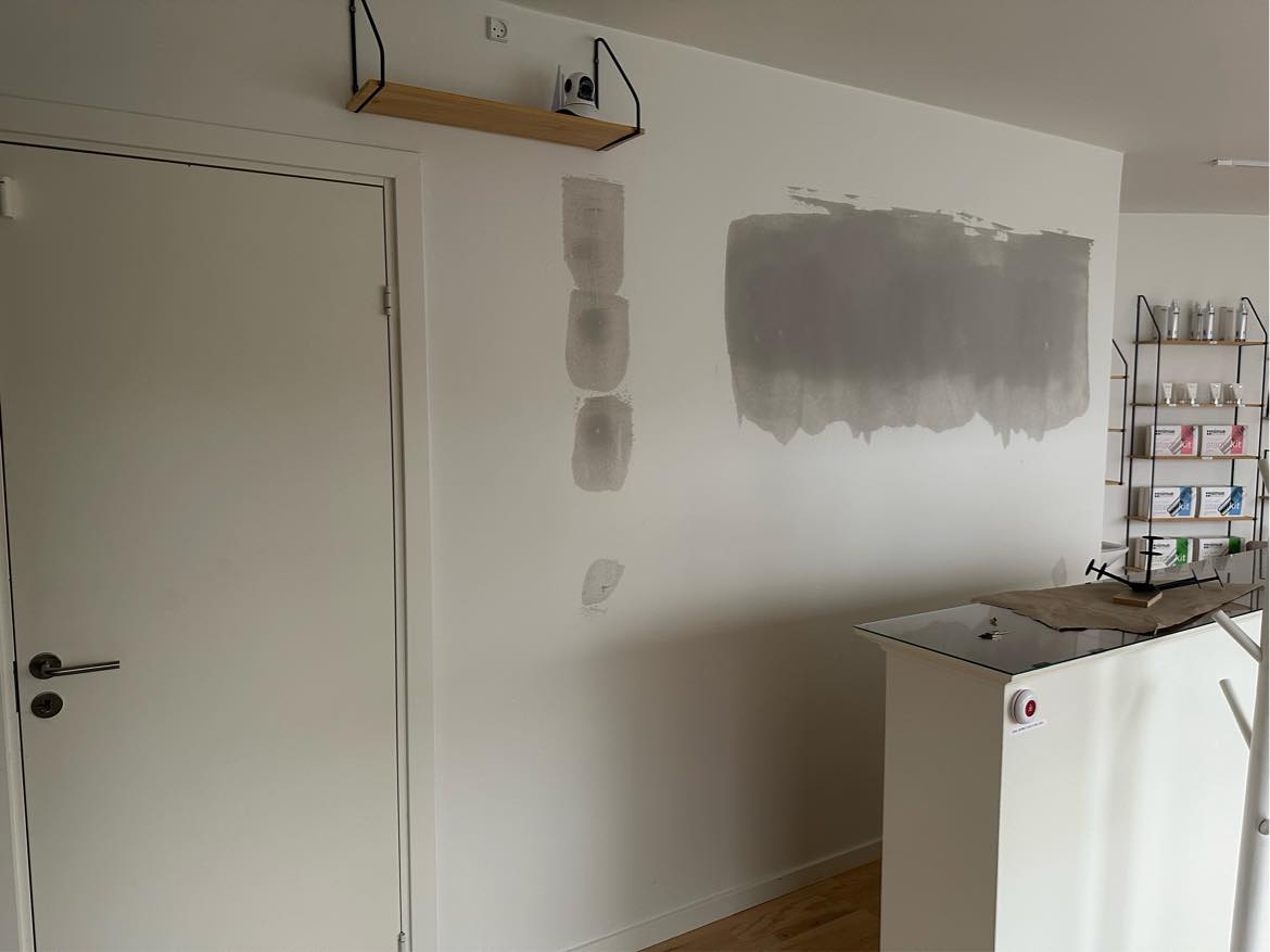 Malerarbejde i klinik