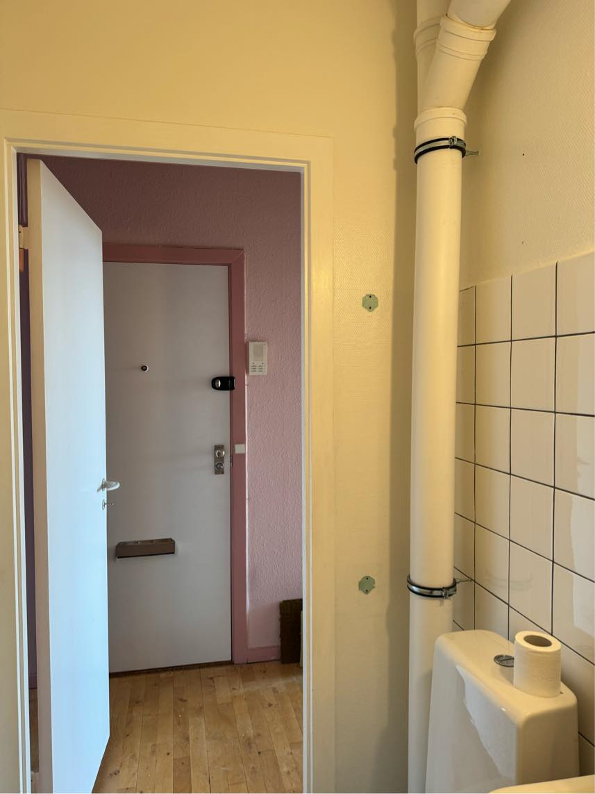 Maling af badeværelse + rørkasse