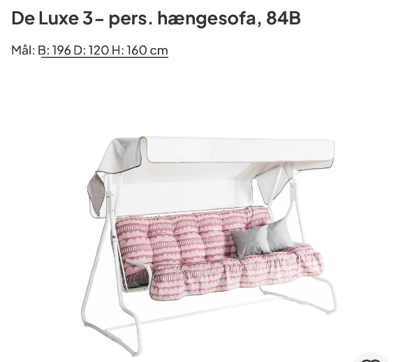 Opsætning af hængesofa
