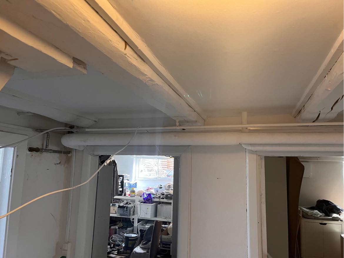 Punktsanering af asbest fra varmerør