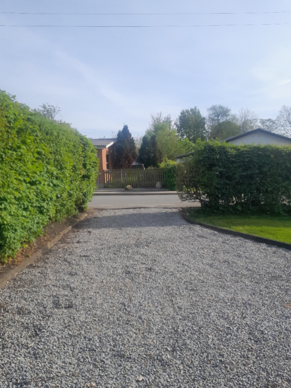 Træ havelåge til indkørsel