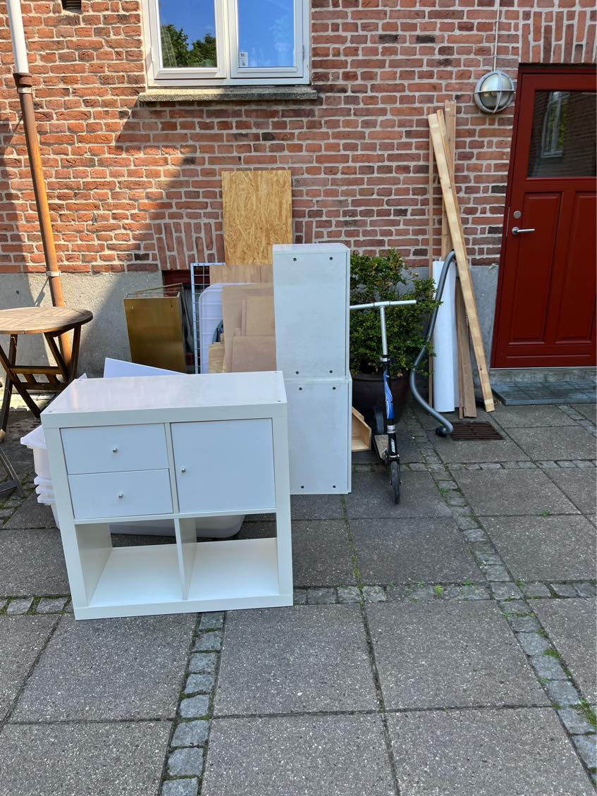 Et blandet læs til genbrugspladsen