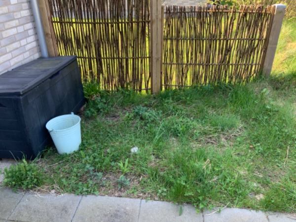 Lagt fliser - udvidelse af terrasse