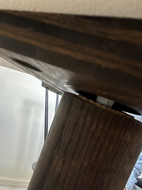 Meget ustabile bord på spisebord