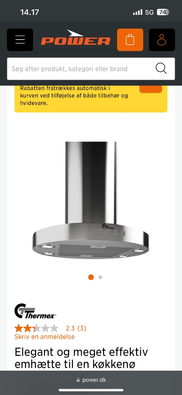 Opsætning og montering af emhætte