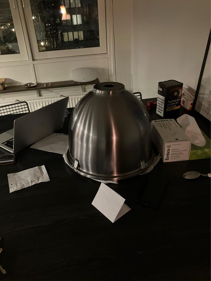 Opsætning af lampe