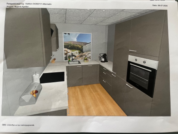 Montering af køkken og bryggers