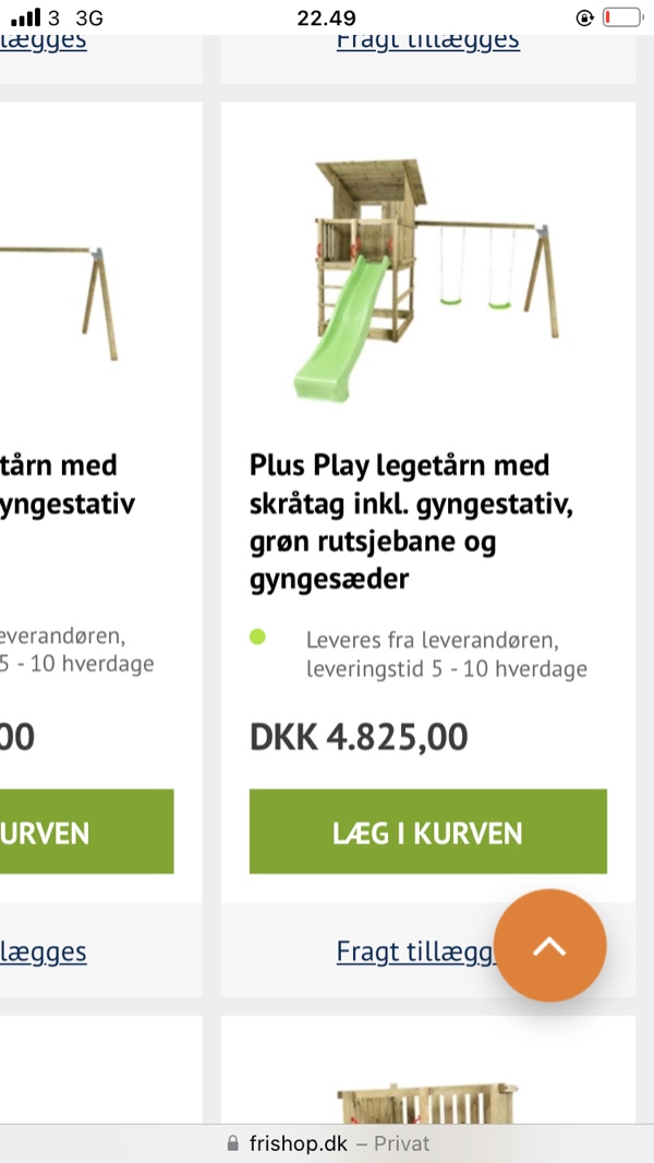 Bygge legeplads i vores have