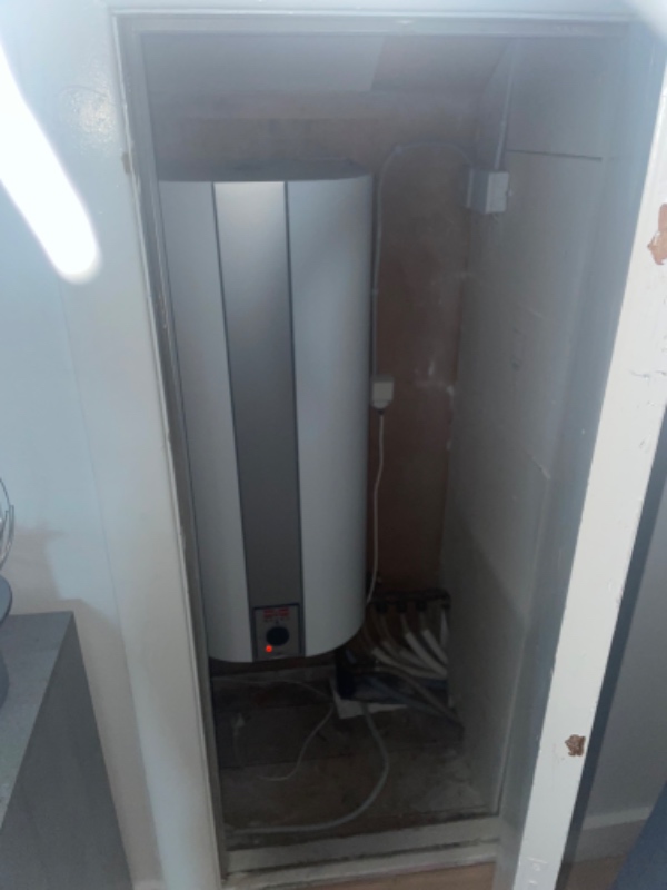 Udskiftning af 60 l vandvarmer