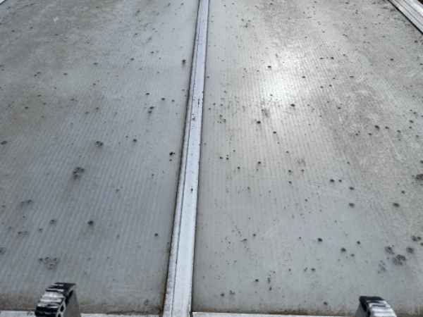 Reparation af termotag på udestue, utæt i samling