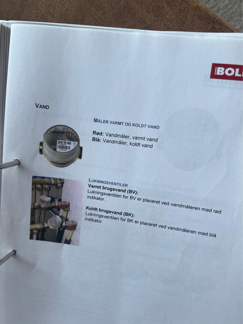 Vvs til toilet som løber