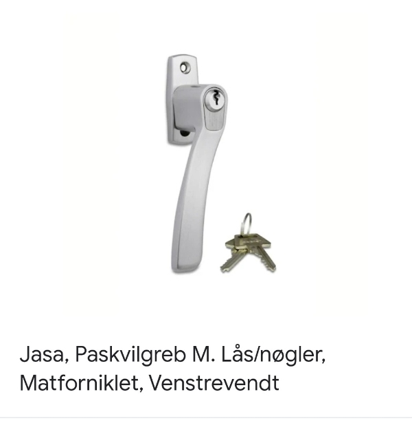 Monter lås i tressedør