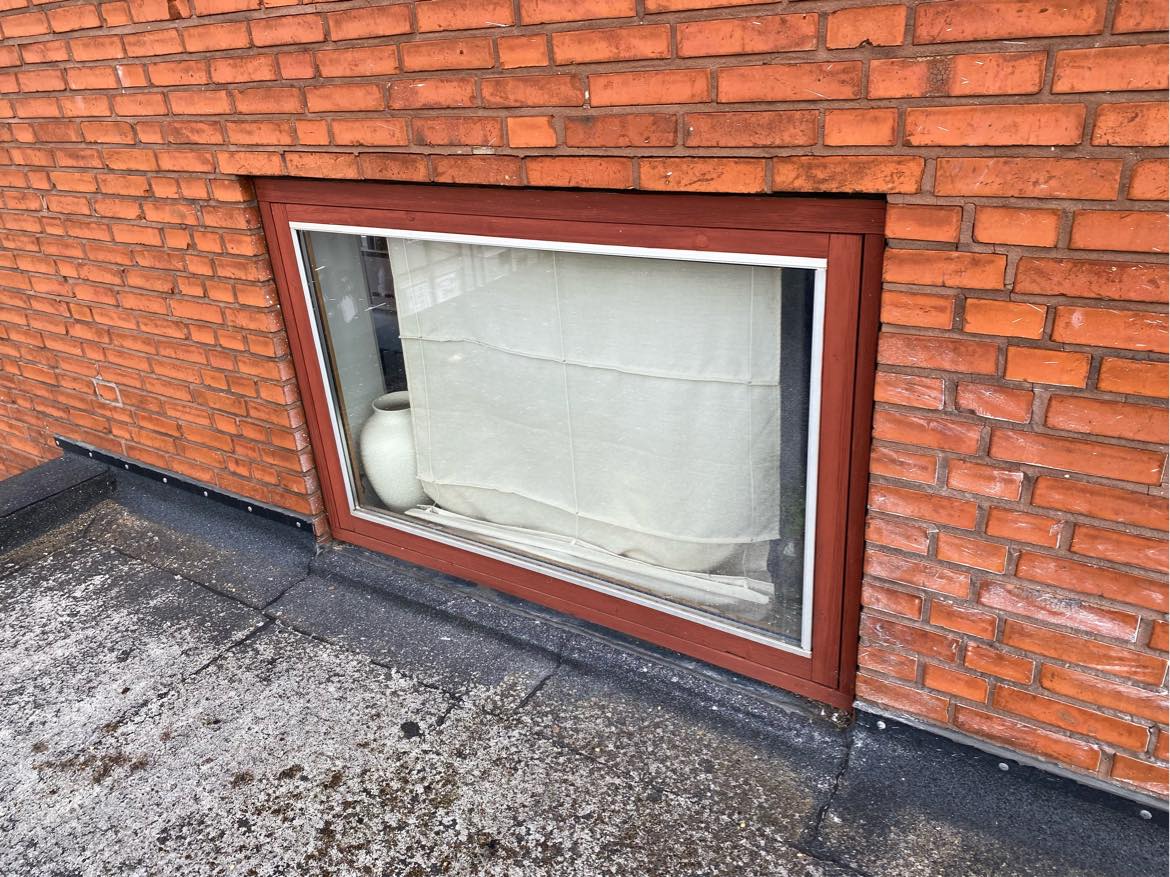 Opmuring af 1,5 m2 vindueshul