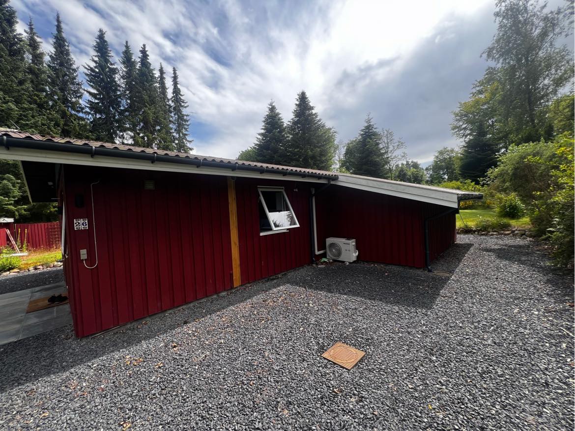 Male sommerhus udvendigt