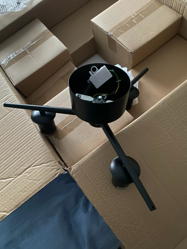 Opsætning af loftlampe