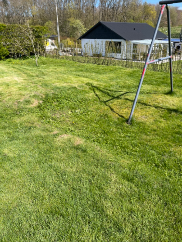 Planering og græssåning, terrasseanlægning