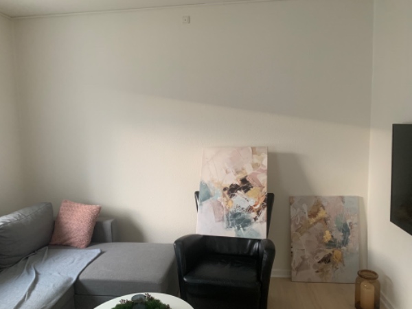 Skal hænges to billeder op