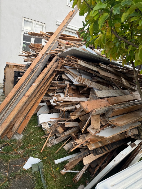 Bygge affald afhentning