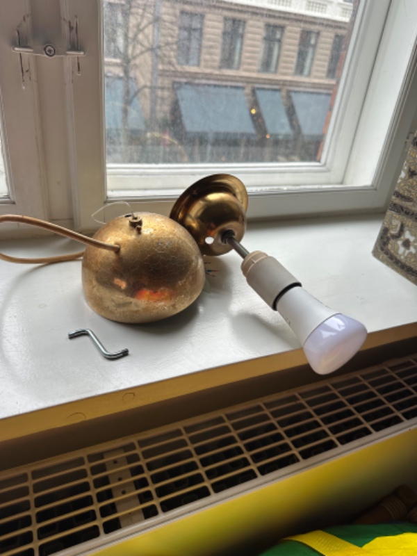 Opsætning af loftslamper