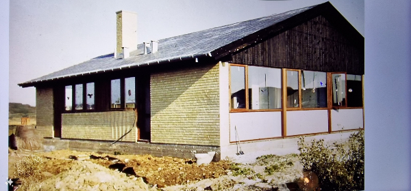 Male 2 gavle+ udhæng & sternbræt+ 7 vinduerammer