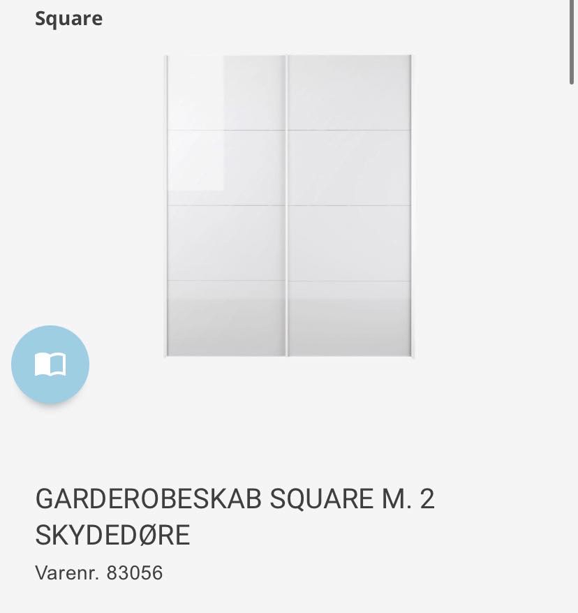 Samling af klædeskab