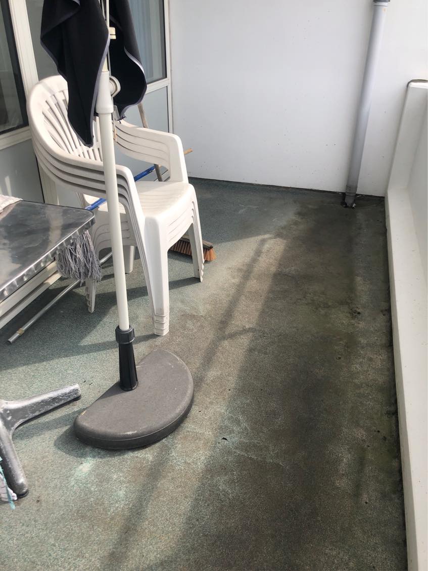 Ikea fliser på altan