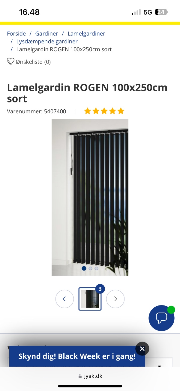Montering af lamel gardiner i 5 værelser