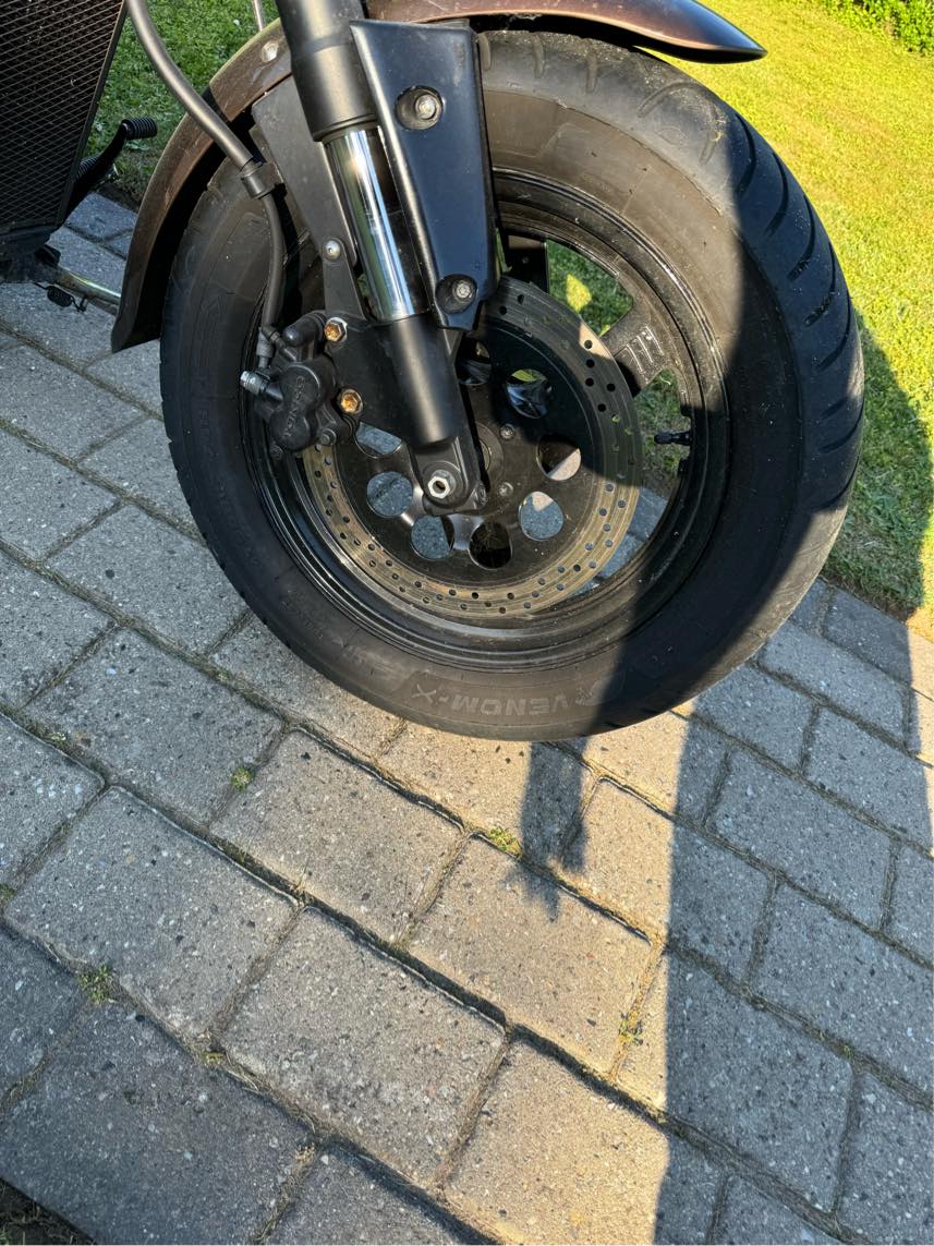 Skift bremser på motorcykel