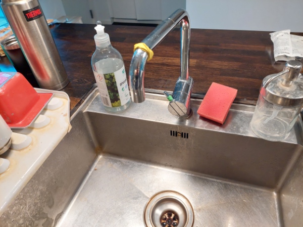 Opskiftning af køkkenarmatur