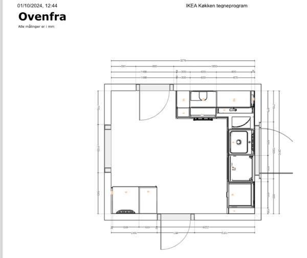 Opsætning af IKEA køkken, montering af bordplade