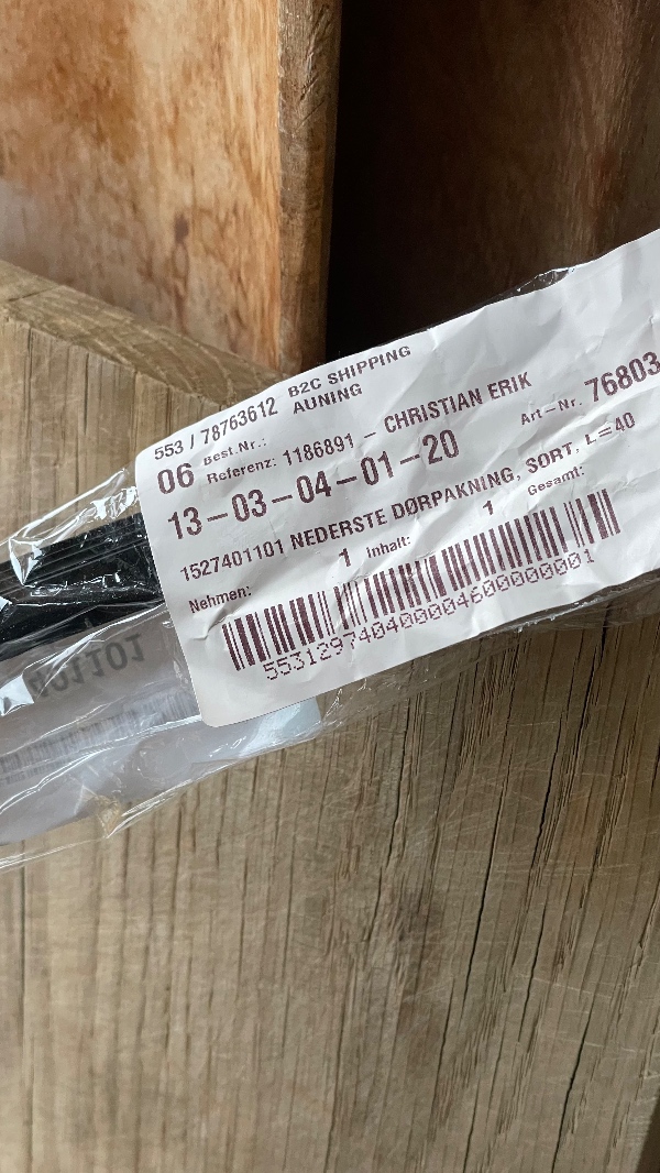 Udskiftning af bundliste i opvaskemaskine