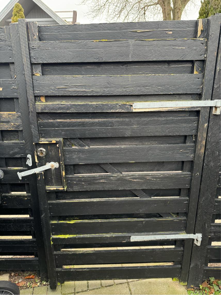 Reperation/udskiftning af havelåge