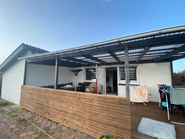 Reparation af huller i trapeztag