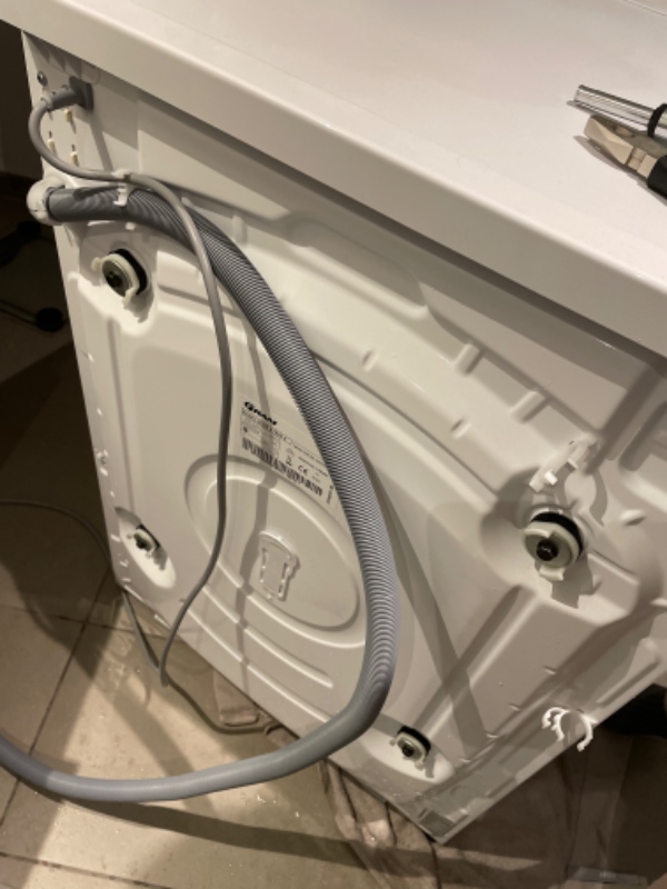 Tilslutning af vaskemaskine