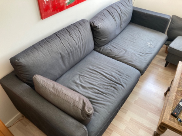 Afhentet3 Pers sovesofa til storskrald