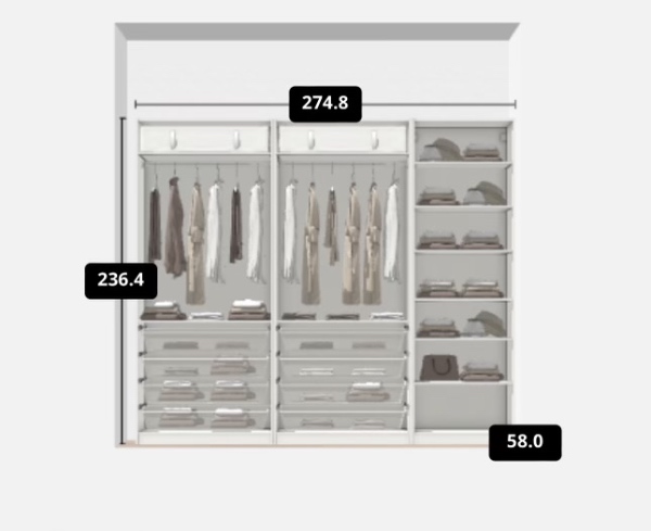 Fly et pax skab til et andet værelse