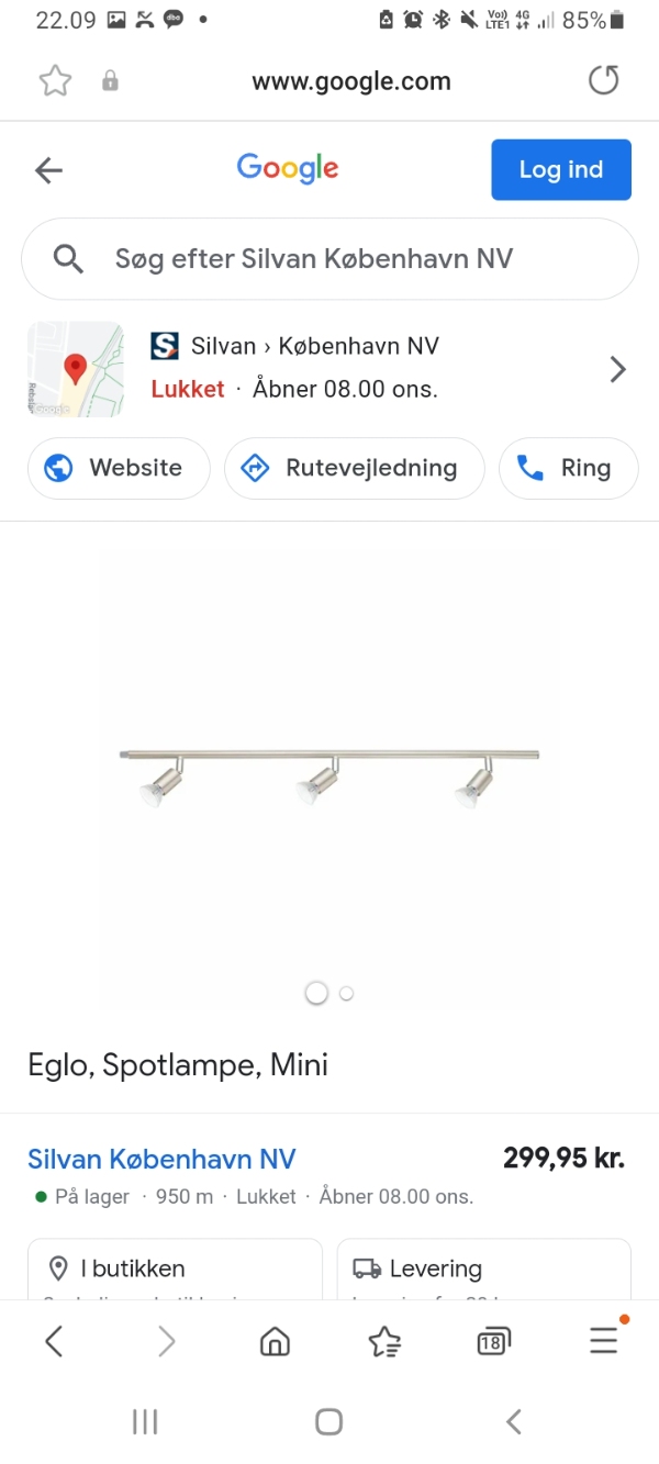 Lampeopsætning
