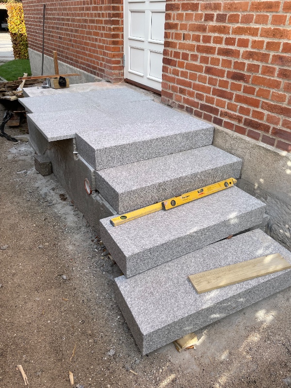 Udendørs trappefliser og trappesten