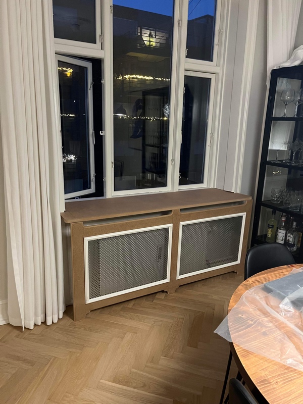 Maling af radiatorskjulere
