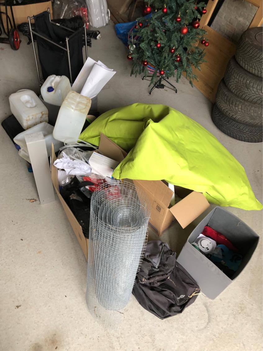 Ting til genbrugsplads fra Kværkeby til Ringsted   Skal sorteres