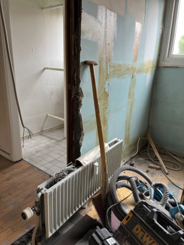 Flytning af radiator