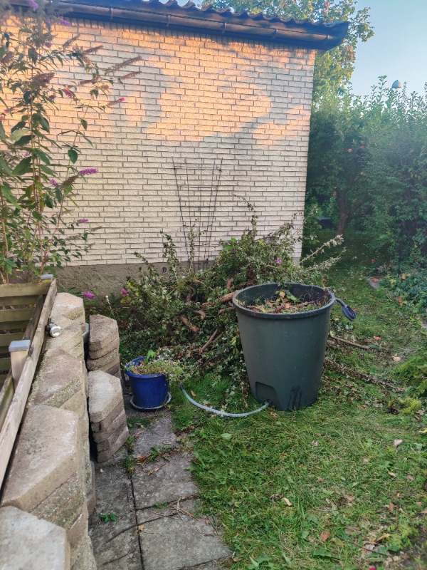 Afhentning af haveaffald