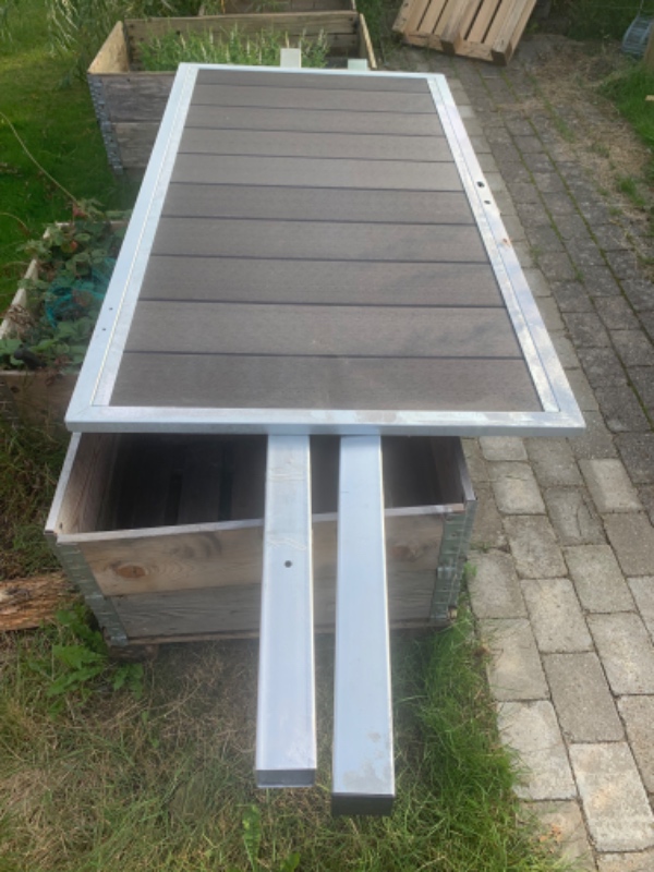 Opsætning og montering af havelåge