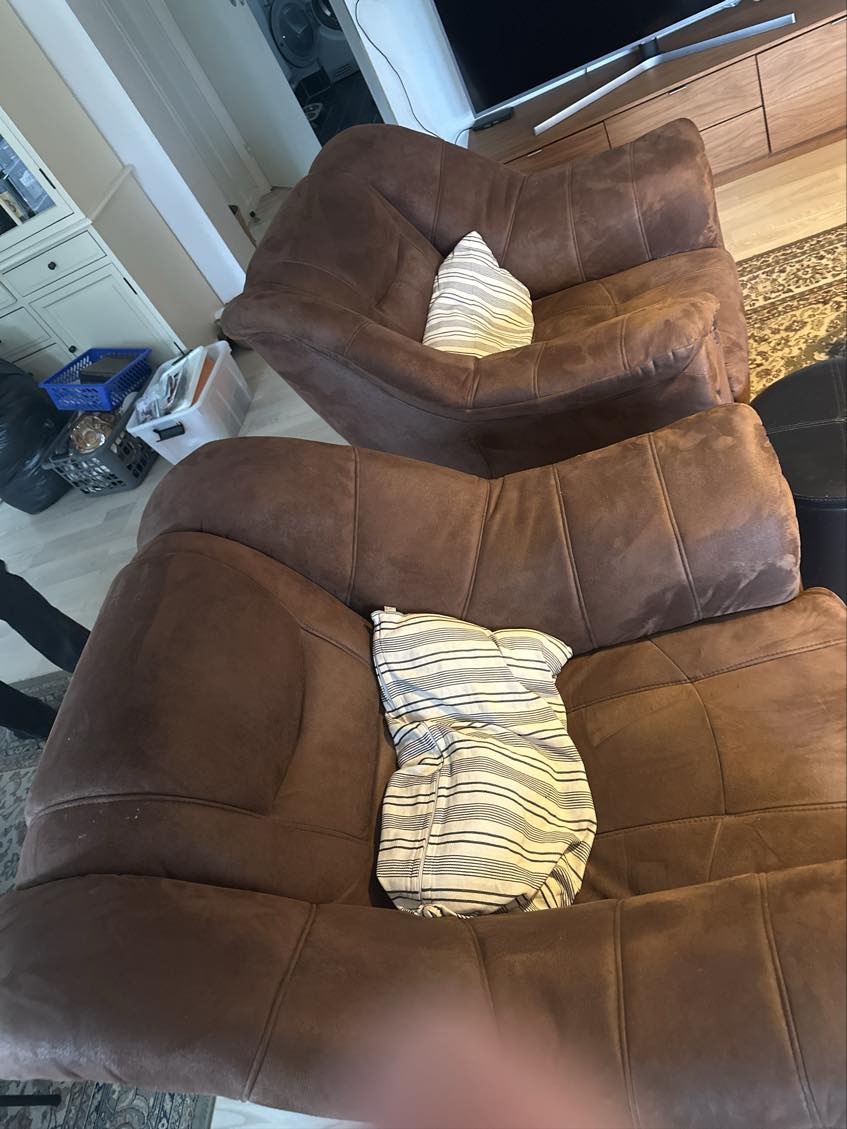 Flytte sofa og 2 stole