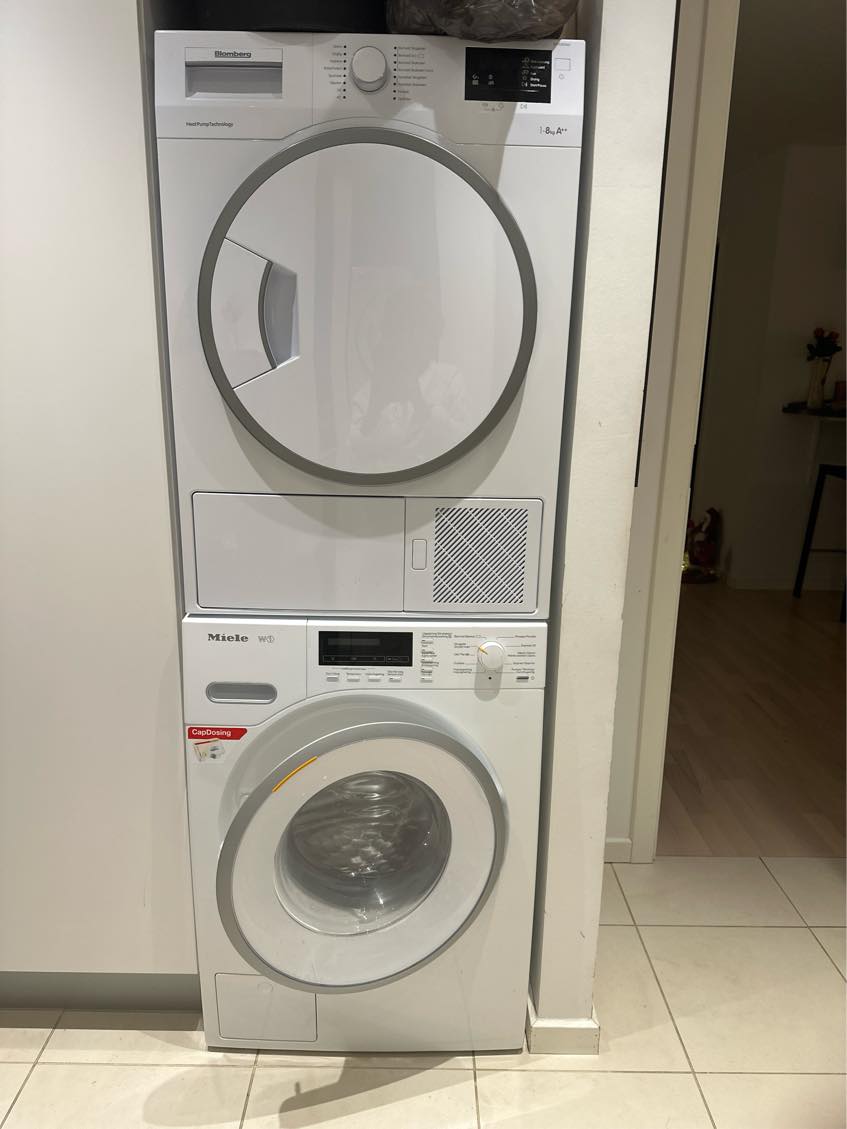 Flyt vaskemaskine og tørretumbler